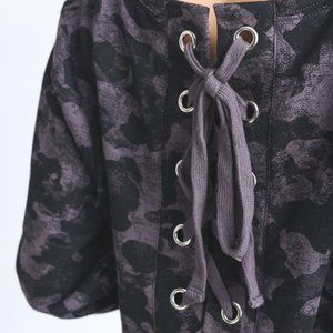 MONO B Grey Camo Shirt